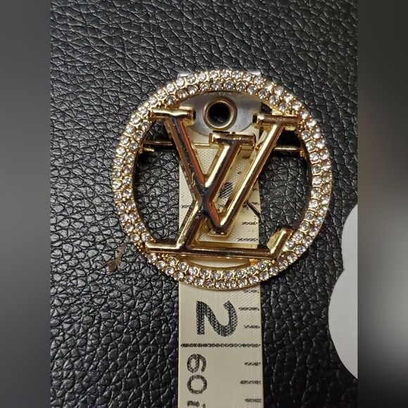 Beautiful High Quality Gold/Crystal Brooch, New - Picture 4 of 5